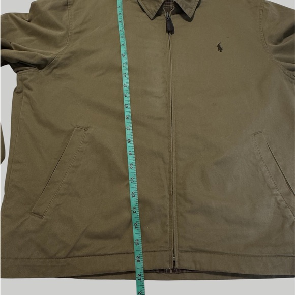 Polo Ralph Lauren Jacket Men's Brown Full Zip Pony Vintage 90s L - Picture 4 of 9